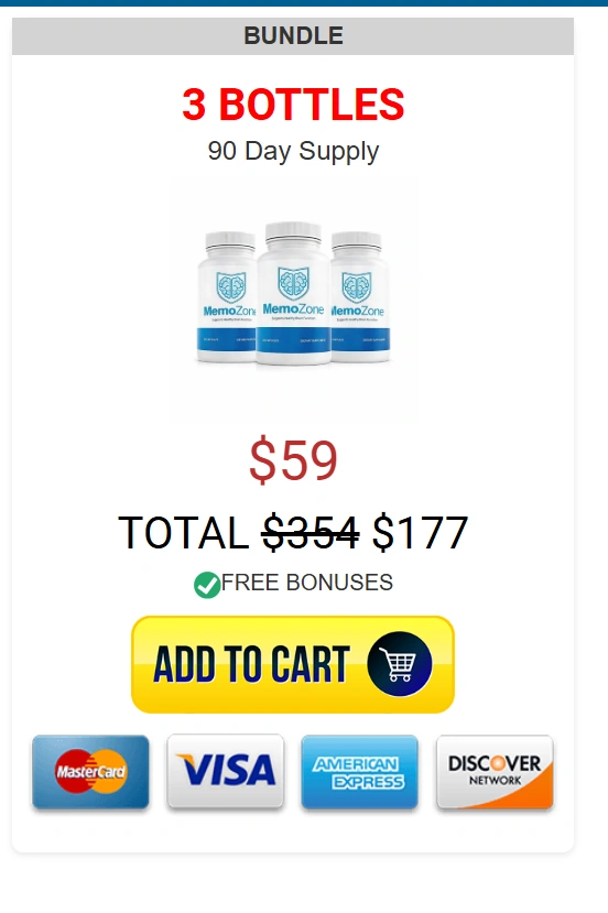 Memozone  - 3 Bottle